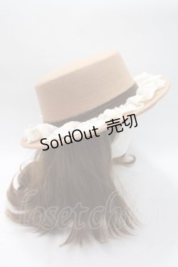 画像4: axes femme / ローズブーケフェルトカンカン 57 キャメル Y-25-05-22-014-AX-AC-SZ-ZY
