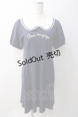 画像1: Fi.n.t  / セーラー襟チュニック  紺 Y-25-05-22-149-LO-OP-SZ-ZT454