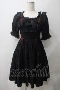 axes femme kawaii / コットンレースワンピース M 黒 Y-25-05-22-167-AX-OP-SZ-ZY