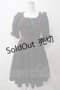 axes femme kawaii / コットンレースワンピース M 黒 Y-25-05-22-167-AX-OP-SZ-ZY