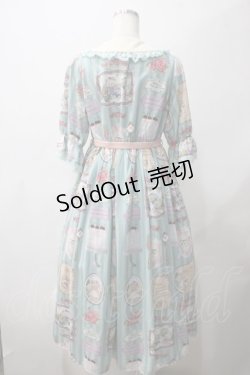 画像2: axes femme kawaii / ティティ×ベアファミリーワンピース M ミント Y-25-05-22-169-AX-OP-SZ-ZY