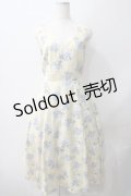 axes femme POETIQUE / フロレゾンロングワンピース M イエロー Y-25-05-22-175-AX-OP-SZ-ZY