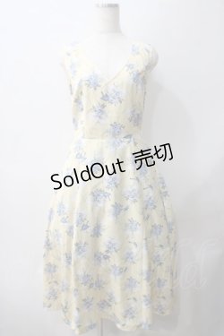 画像1: axes femme POETIQUE / フロレゾンロングワンピース M イエロー Y-25-05-22-175-AX-OP-SZ-ZY