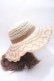 画像4: axes femme / モチーフ付きサマーハット  ベージュ Y-25-05-22-016-AX-AC-SZ-ZY (4)