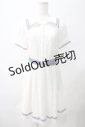 Swankiss / レースセーラーワンピース  ホワイト Y-25-05-22-180-CA-OP-SZ-ZY