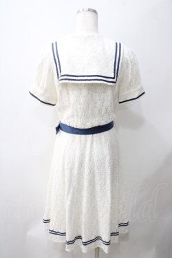 画像2: Swankiss / レースセーラーワンピース  ホワイト Y-25-05-22-180-CA-OP-SZ-ZY