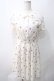 画像1: Ank Rouge / VintageRoseプリーツシフォンワンピース M アイボリー Y-25-05-22-181-CA-OP-SZ-ZY (1)