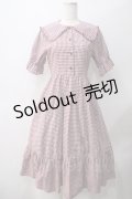 m petit by misako / AM*ギンガムCHKワンピース S 中赤 Y-25-05-22-187-LO-OP-SZ-ZY