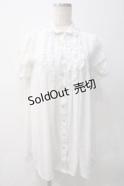 画像1: axes femme / ロングシャツ  白 Y-25-05-22-018-AX-BL-SZ-ZY