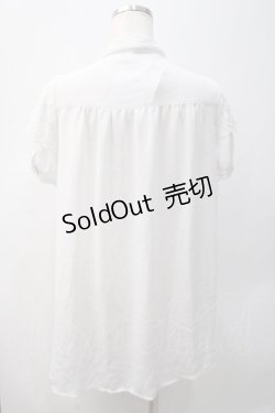 画像2: axes femme / ロングシャツ  白 Y-25-05-22-018-AX-BL-SZ-ZY