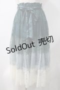axes femme / グラデカラーレーススカート F グリーン Y-25-05-22-200-AX-SK-SZ-ZI