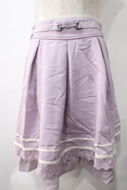 画像1: axes femme POETIQUE / ビットデザインスカート M ラベンダー Y-25-05-22-203-AX-SK-SZ-ZY