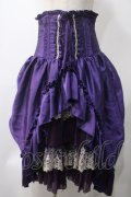 ATELIER PIERROT / シャーロットバッスルコルセットスカート  パープル Y-25-05-22-226-EL-SK-SZ-ZY