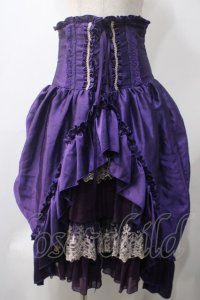 ATELIER PIERROT / シャーロットバッスルコルセットスカート  パープル Y-25-05-22-226-EL-SK-SZ-ZY