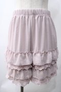 axes femme POETIQUE / レースフリルペチパンツ M ピンク Y-25-05-22-229-AX-PA-SZ-ZY
