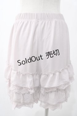 画像2: axes femme POETIQUE / レースフリルペチパンツ M ピンク Y-25-05-22-229-AX-PA-SZ-ZI