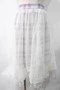 axes femme / チェック柄チュールスカート M コイピンク Y-25-05-22-235-AX-SK-SZ-ZY