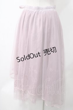 画像2: axes femme / sajouプリントレーススカート M アワピンク Y-25-05-22-237-AX-SK-SZ-ZI