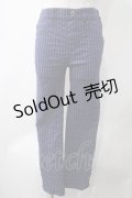 axes femme / 編み上げストレッチスキニーパンツ M 青 Y-25-05-22-240-AX-PA-SZ-ZI