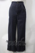 axes femme POETIQUE / レースアップデニムパンツ M インデイゴ Y-25-05-22-241-AX-PA-SZ-ZY