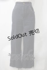 axes femme POETIQUE / レースアップデニムパンツ M インデイゴ Y-25-05-22-241-AX-PA-SZ-ZI