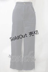 axes femme POETIQUE / レースアップデニムパンツ M インデイゴ Y-25-05-22-241-AX-PA-SZ-ZI