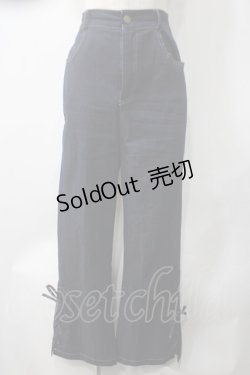 画像1: axes femme POETIQUE / レースアップデニムパンツ M インデイゴ Y-25-05-22-241-AX-PA-SZ-ZI