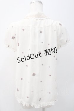 画像2: axes femme / レースセーラーブラウス  オフ Y-25-05-22-025-AX-BL-AS-ZY