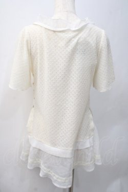 画像2: axes femme / 裾フリルAラインプルオーバー M 生成り Y-25-05-22-026-AX-TO-SZ-ZY
