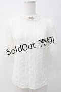 axes femme POETIQUE / レーシーフリルブラウス  キナリ Y-25-05-22-029-AX-BL-SZ-ZY