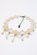 Ozz Croce / 薔薇パールネックレス  アイボリー Y-25-05-22-003-OO-AC-SZ-ZY