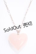 MILK / ハートネックレス  ピンク Y-25-05-25-004-ML-AC-SZ-ZY