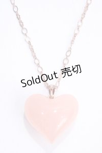 MILK / ハートネックレス  ピンク Y-25-05-25-004-ML-AC-SZ-ZY