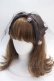 画像1: アノンハット / フラワーモチーフリボンカチューシャ  ブラウン Y-25-05-25-047-LO-AC-SZ-ZY (1)