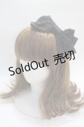BABY,THE STARS SHINE BRIGHT / さくらんぼレースのグログランリボンカチューシャ  黒 Y-25-05-25-049-BA-AC-SZ-ZY