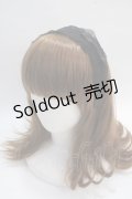 Melody BasKet / 旋律で紡いだレースカチューシャ  黒 Y-25-05-25-051-LO-AC-SZ-ZY