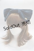 Leur Getter / ベルベットリボンカチューシャ  ブルー Y-25-05-25-052-LU-AC-SZ-ZY