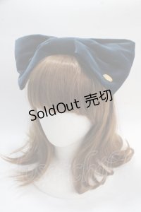 Leur Getter / ベルベットリボンカチューシャ  ブルー Y-25-05-25-052-LU-AC-SZ-ZY