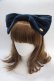 画像1: Leur Getter / ベルベットリボンカチューシャ  ブルー Y-25-05-25-052-LU-AC-SZ-ZY (1)