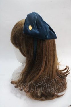 画像2: Leur Getter / ベルベットリボンカチューシャ  ブルー Y-25-05-25-052-LU-AC-SZ-ZY