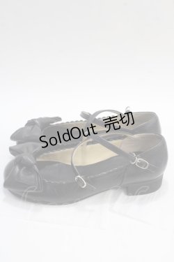 画像2: Emily Temple cute / リボン付シューズ 22 黒 Y-25-05-25-057-ET-SH-SZ-ZY