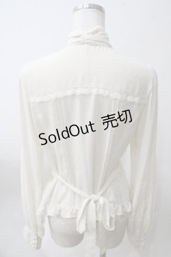 画像2: Victorian maiden / ロイヤルレーシースタンドカラーブラウス  アイボリー Y-25-05-25-061-CL-BL-SZ-ZY