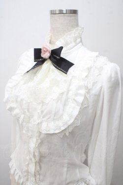 画像3: Innocent World / ローズジャボ付きブラウス S ホワイト Y-25-05-25-062-IW-BL-SZ-ZY