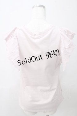 画像2: axes femme POETIQUE / コットンレースフリルプルオーバー  ピンク Y-25-05-25-067-AX-TO-SZ-ZY