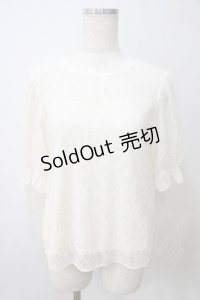 axes femme / 総レースプルオーバー  キナリ Y-25-05-25-078-AX-TO-SZ-ZY