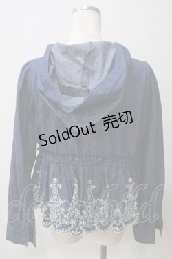 画像2: axes femme / 刺繍入りデニムパーカー  デニム Y-25-05-25-081-AX-TO-SZ-ZY
