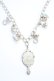 画像2: Jane Marple / 宝石と鏡のネックレス  シルバー×ブルー Y-25-05-25-001-JM-AC-SZ-ZY (2)