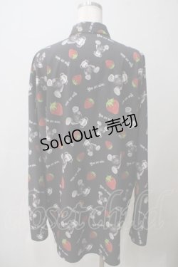 画像2: Jamie エーエヌケー / ストロベリーベアビッグシャツ M 黒 Y-25-05-25-087-LO-BL-SZ-ZY