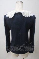 画像2: 【SALE】Jane Marple / マルチレースカラーカットソー M ネイビ- Y-25-05-25-092-JM-TO-SZ-ZT457 (2)