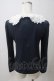画像2: Jane Marple / マルチレースカラーカットソー M ネイビ- Y-25-05-25-092-JM-TO-SZ-ZY (2)